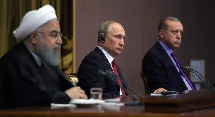 Russia-Turkey-Iran summit on Syria in Sochi Οι αυτοκρατορίες του χθες κάνουν ό,τι μπορούν για να επηρεάσουν την παγκόσμια τάξη προς μία αντιφιλελεύθερη κατεύθυνση. new deal Αθανάσιος Παπανδρόπουλος