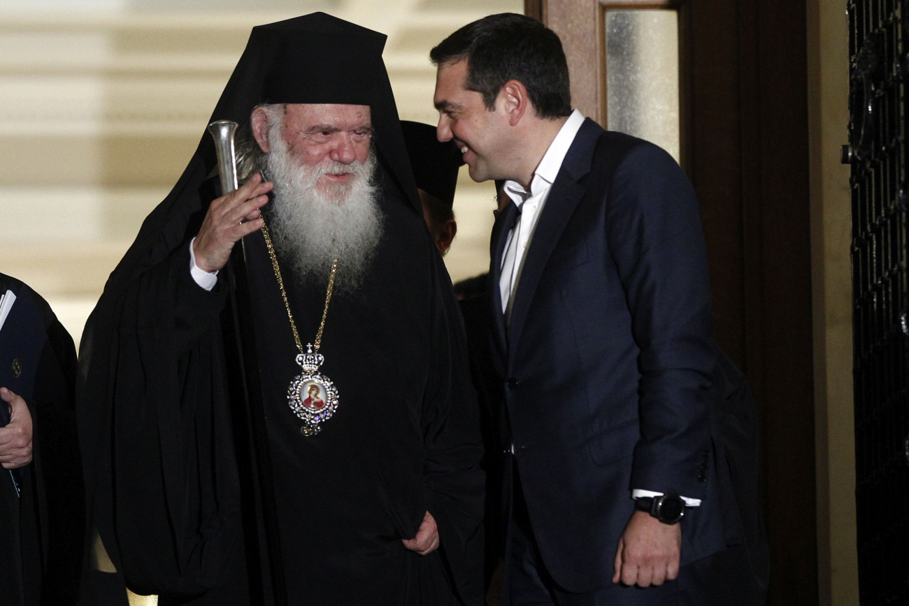 Ο Κώστας Δημ. Χρονόπουλος χρησιμοποιεί μια παραβολή για να προειδοποιήσει τον Αρχιεπίσκοπο στη συναναστροφή του με τον αμφιλεγόμενο πρωθυπουργό. new deal